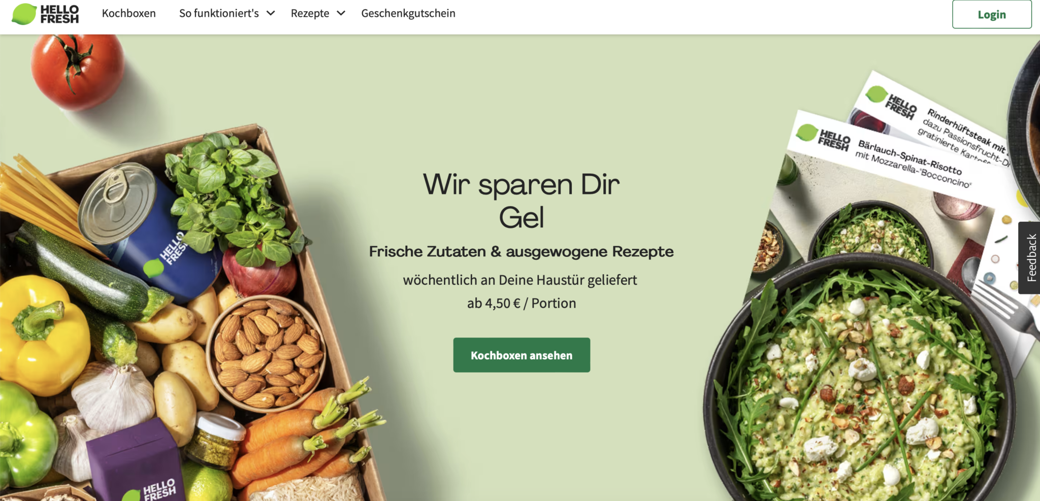 HelloFresh Übersicht: Anbieter, Preise und Auswahl 2026 - kochbox.net